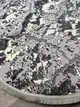 Килим з комбінованим ворсом і термоусадкою Alaska 3х3 м. Коло Gray 08148A - зображення 3