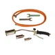 Пальник для руберойду 3 насадки + шланг 1,5 м FasterTools 19,5 кВТ 1850С (Е3225) - зображення 3