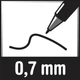 Набор перманентных маркеров Stabilo OHPen F 0.7 мм 4 шт - изображение 3