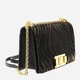 Сумка кросс-боди женская кожаная Furla Mimi' Mini Crossbody 1033506 Черная с золотистым (800070073718) - изображение 3