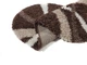 Пушистый ковер Super lux shaggy 2х3 м. Овал DARK BROWN 7368A - изображение 6