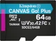 Карта памяти Kingston Canvas Go! Plus microSDXC 64GB UHS-I U3 V30 (SDCG3/64GBSP) - изображение 1