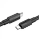 Кабель Type-C - Type-C Hoco X84 Solid 60W чорний - зображення 2