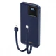 Зовнішній портативний аккумулятор Power Bank Remax 10000 mah RPP-500 з швидкою зарядкою Blue - зображення 1