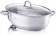 Жаровня овальна Fissler Ø 38 см, 8,8 літра нержавіюча сталь без покриття зі скляною кришкою - зображення 2