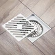 Трап для душа квадратный с прямым отводом 100*100 Koer FD10-100x100-180 KR3413 - изображение 2