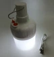 Аккумуляторная кемпинговая LED лампа 20W светильник с крючком USB зарядка фонарь светильник 14х8см Bailong BL 1820 - изображение 2