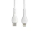 Сетевое зарядное устройство с быстрой зарядкой Hoco N21 Topspeed PD30W+QC3.0 Type-C to iP Белый - изображение 5