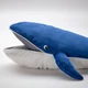 Мягкая игрушка IKEA BLAVINGAD синий кит, 100 см 005.221.13 - изображение 6