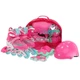 Роликовые коньки Zelart Banwei 168 с защитой размер 31-34 Pink-Mint - изображение 1