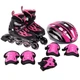 Роликові ковзани Zelart Banwei 188 із захистом розмір 35-38 Black-Pink - зображення 2