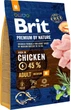 Сухий корм для дорослих собак середніх порід Brit Premium Adult M зі смаком курки 3 кг (8595602526352) - зображення 1