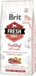 Sucha karma dla szczeniąt dużych ras BRIT Fresh Growth&Joints z wołowiną i dynią 12 kg (8595602530755) - obraz 1