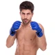 Перчатки для смешанных единоборств MMA кожаные TOP KING Extreme TKGGE размер: XL Цвет: Синий - изображение 4