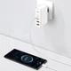 Мережевий зарядний пристрій 100W Baseus Quick GaN2 Pro QC4.0+PD3.0 2USB+2Type-C 5A + кабель Baseus Type-C to Type-C 100W 20V/5A 1м White (CCGAN2P-L02) - зображення 8