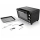 Духовка электрическая настольная с конвекцией SILVER CREST SGBR 1500 D4 30 л домашняя печь и гриль для кухни на 1,5 кВт для выпечки пиццы и мяса размеры 32.8х50.2х38.5 см - изображение 10