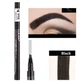 Водостойкий карандаш для бровей Fashioneyebrow с эффектом микроблейдинга чёрный 04 Black 6g - изображение 2