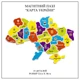 Пазл Карта України на магнітній основі Planuy 22*30 см 25 деталей - зображення 1