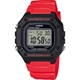 Часы наручные Casio W-218H-4BVD, серого цвета с черным и красным. - изображение 1