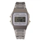 Женские наручные часы CASIO F-91WS-8 с подсветкой Металлик\прозрачный - изображение 1
