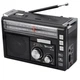Аккумуляторный FM радиоприемник с фонариком GOLON RX-382 ФМ радио (Принимает флешки) + работает ОТ БАТАРЕЕК И ОТ СЕТИ Черный - изображение 2