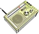 Аккумуляторный FM радиоприемник Bluetooth с фонариком GOLON RX-382BT ФМ радио (Принимает флешки) + работает ОТ БАТАРЕЕК И ОТ СЕТИ GOLD - изображение 1