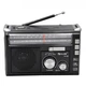 Аккумуляторный FM радиоприемник с фонариком GOLON RX-382 ФМ радио (Принимает флешки) + работает ОТ БАТАРЕЕК И ОТ СЕТИ Черный - изображение 5
