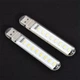 Портативная USB LED лампа светильник фонарик 8 светодиодов теплый желтый свет комплект 2шт (1000007222) - изображение 7
