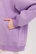 Жіночий теплий світшот ONIOS Freerisen Oversize Лавандовий L-XXL 983301 - зображення 6