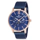 Мужские часы с синим циферблатом DANIEL KLEIN DK12120-5 Синие с золотистым - изображение 1