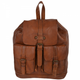 Мужской кожаный рюкзак Ashwood 7990 Rust - изображение 1