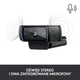Веб-камера Logitech HD Pro C920 (960-001055) Черный с 2 микрофонами и автофокусировкой - изображение 4
