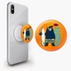Попсокет (Popsockets) держатель для смартфона Медведь (8754-2067-WT) Белый - изображение 1