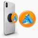 Попсокет (Popsockets) держатель для смартфона Куки монстр (8754-1991-BK) Черный - изображение 1