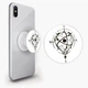 Попсокет (Popsockets) держатель для смартфона Роза ветров (8754-2040-WT) Белый - изображение 1