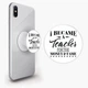 Попсокет (Popsockets) держатель для смартфона Учитель (8754-2069-WT) Белый - изображение 1