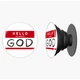 Попсокет (Popsockets) держатель для смартфона Hello, my name is (8754-2004-BK) Черный - изображение 4