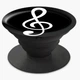 Попсокет (Popsockets) держатель для смартфона Скрипичный ключ (8754-2086-BK) Черный - изображение 3