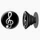 Попсокет (Popsockets) держатель для смартфона Скрипичный ключ (8754-2086-BK) Черный - изображение 4