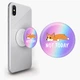 Попсокет (Popsockets) держатель для смартфона Не сегодня (Not Today) (8754-2019-WT) Белый - изображение 1