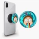 Попсокет (Popsockets) держатель для смартфона Рик Санчез и Морты Смит Рик и Морты (Rick and Morty) (8754-2946-BK) Черный - изображение 1