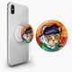 Попсокет (Popsockets) держатель для смартфона Кот Винсент Ван Гог (Vincent van Gogh Cat) (8754-2958-WT) Белый - изображение 1