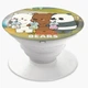 Попсокет (Popsockets) держатель для смартфона Вся правда о медведях (We Bare Bears) (8754-2896-WT) Белый - изображение 3