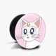 Попсокет (Popsockets) держатель для смартфона Луна Кошки Сейлор Мун (anime Sailor Moon Cats) (8754-2919-BK) Черный - изображение 5