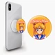 Попсокет (Popsockets) держатель для смартфона Сейлор Мун (Sailor Moon) (8754-2915-WT) Белый - изображение 1