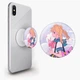 Попсокет (Popsockets) держатель для смартфона Сейлор Мун (Sailor Moon) (8754-2910-WT) Белый - изображение 1