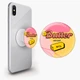 Попсокет (Popsockets) тримач для смартфона Butter БТС (BTS) (8754-3257-WT) Білий - зображення 1
