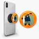 Попсокет (Popsockets) держатель для смартфона Медведь (8754-2067-BK) Черный - изображение 1