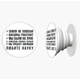 Попсокет (Popsockets) держатель для смартфона ИСТИНА (8754-2055-WT) Белый - изображение 4