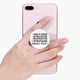 Попсокет (Popsockets) держатель для смартфона ИСТИНА (8754-2055-WT) Белый - изображение 6
